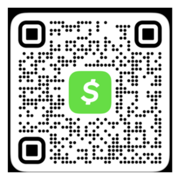 Cash App QR code for sponsoring copies of Visual Support Tools